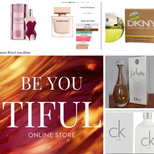 Collage of various best-selling beauty products from the store.